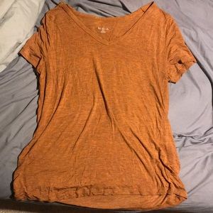 Burnt orange , v-neck top